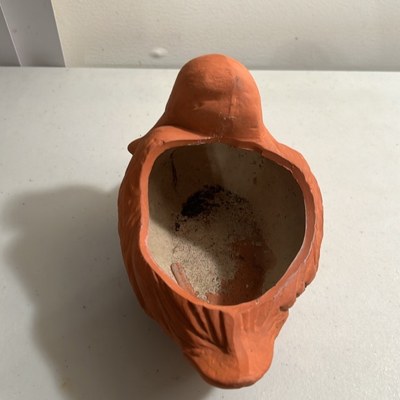 Vintage Duck Red Clay Ceramic Planter 8x5x8 Inch Thomas Ceramics - Picture 3 of 6